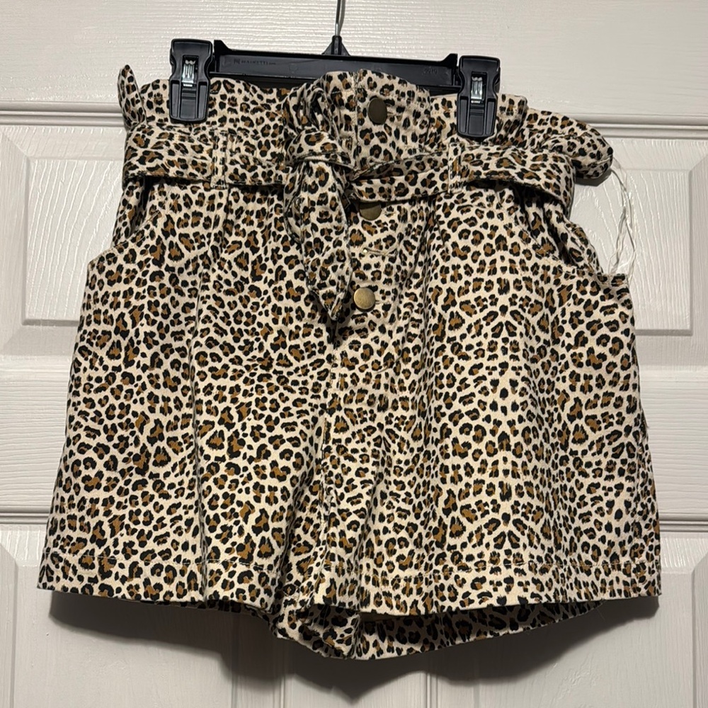 Leopard Print Women's Shorts